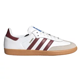 Adidas Men's Samba OG White/Collegiate Burgundy/Gum