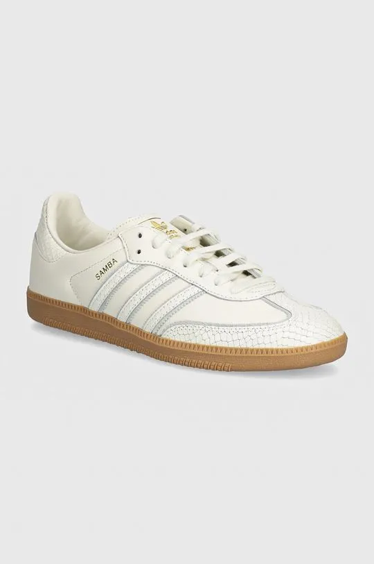 adidas Originals leather sneakers Samba OG white color IF1985