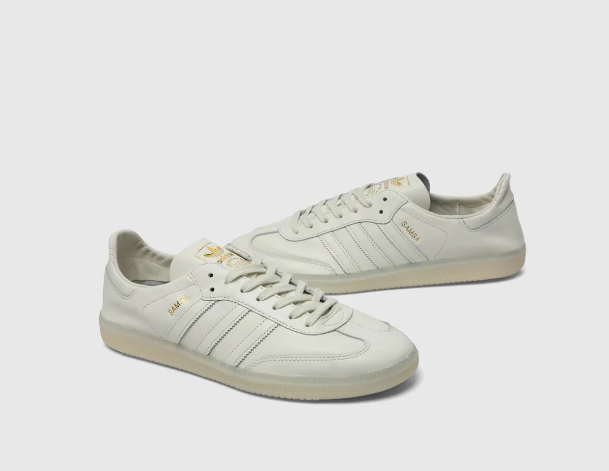 adidas Originals Samba Decon Ivory / Ivory - Gold Metallic