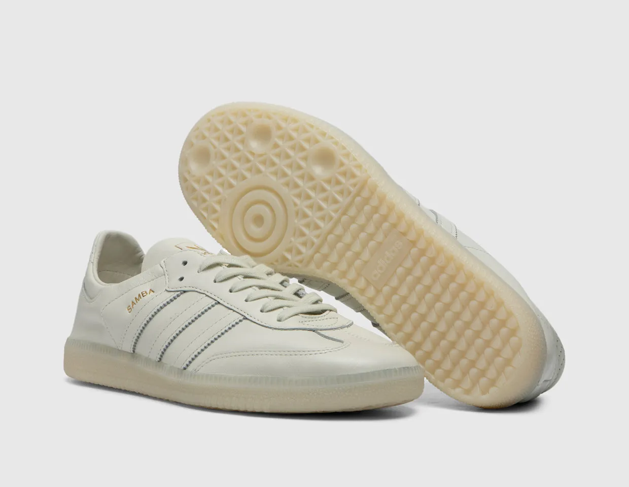 adidas Originals Samba Decon Ivory / Ivory - Gold Metallic