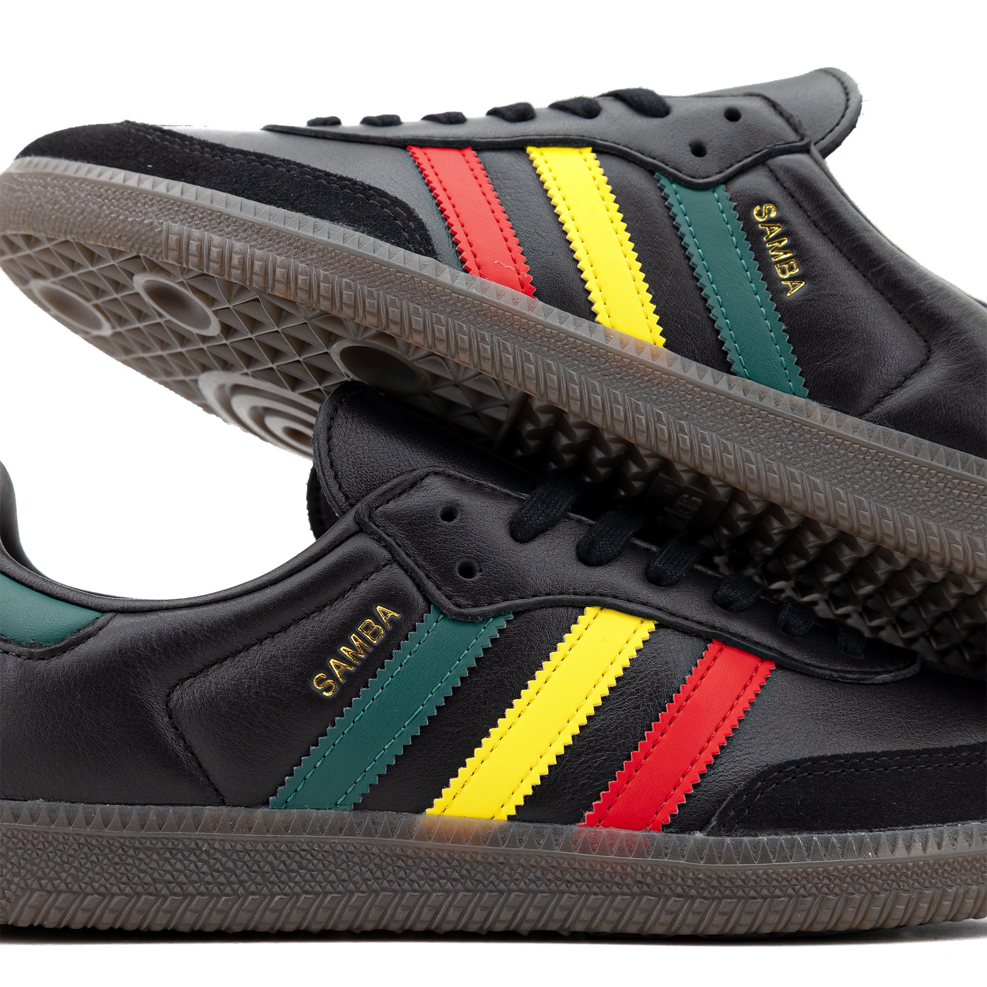 adidas Samba OG Black/Yellow/Green IH3119