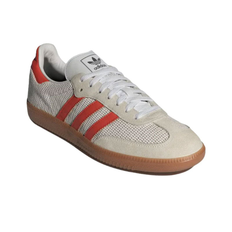 Adidas Samba OG Crystal White/Preloved Red/Gum M2 Fabric IG1380