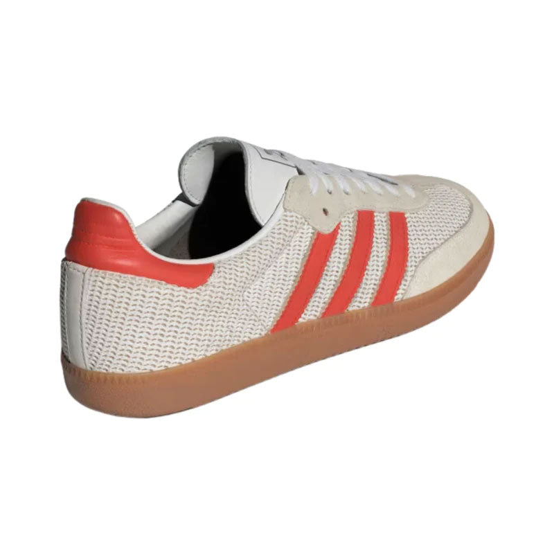 Adidas Samba OG Crystal White/Preloved Red/Gum M2 Fabric IG1380