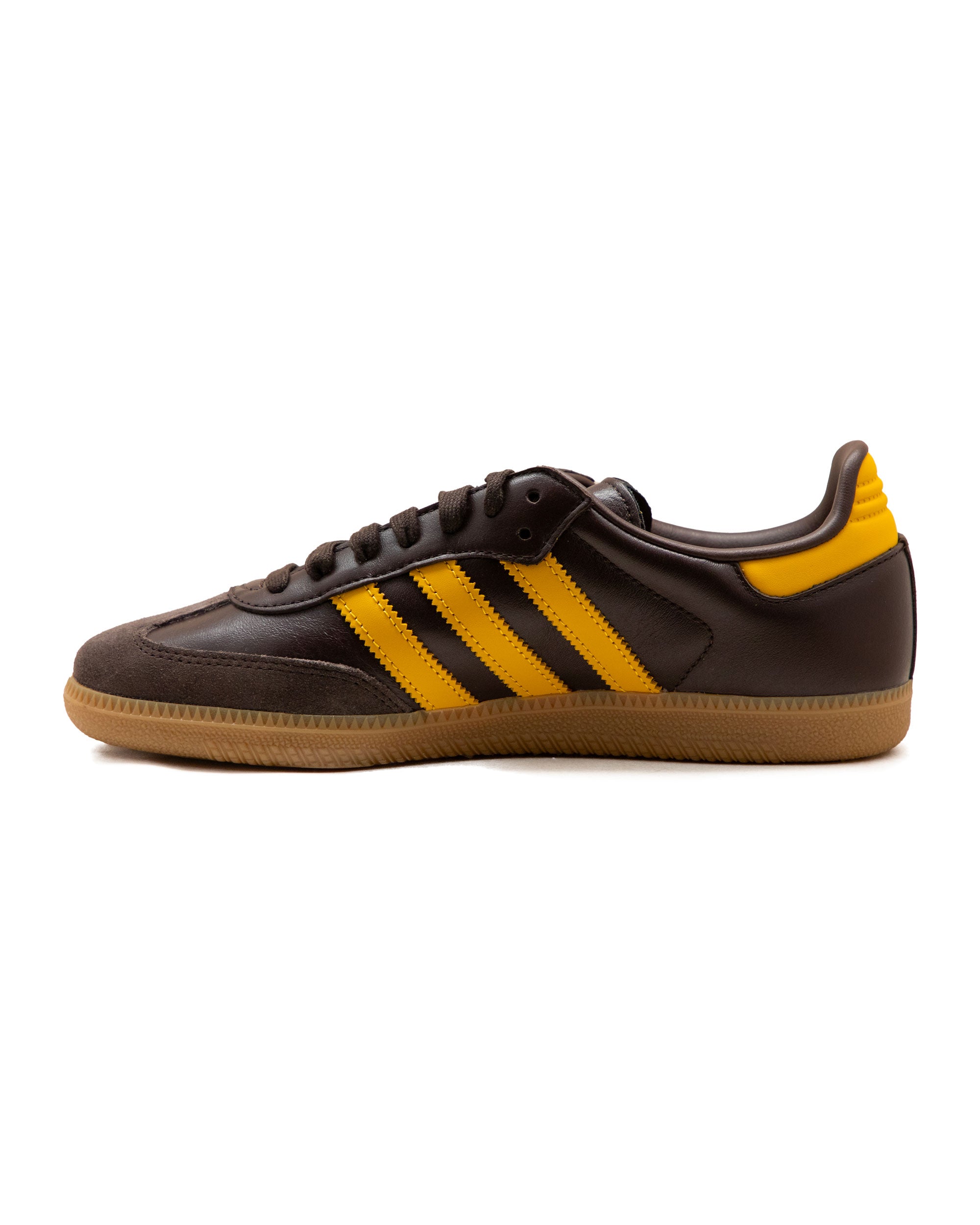 Adidas Samba OG Pelle Marrone Giallo