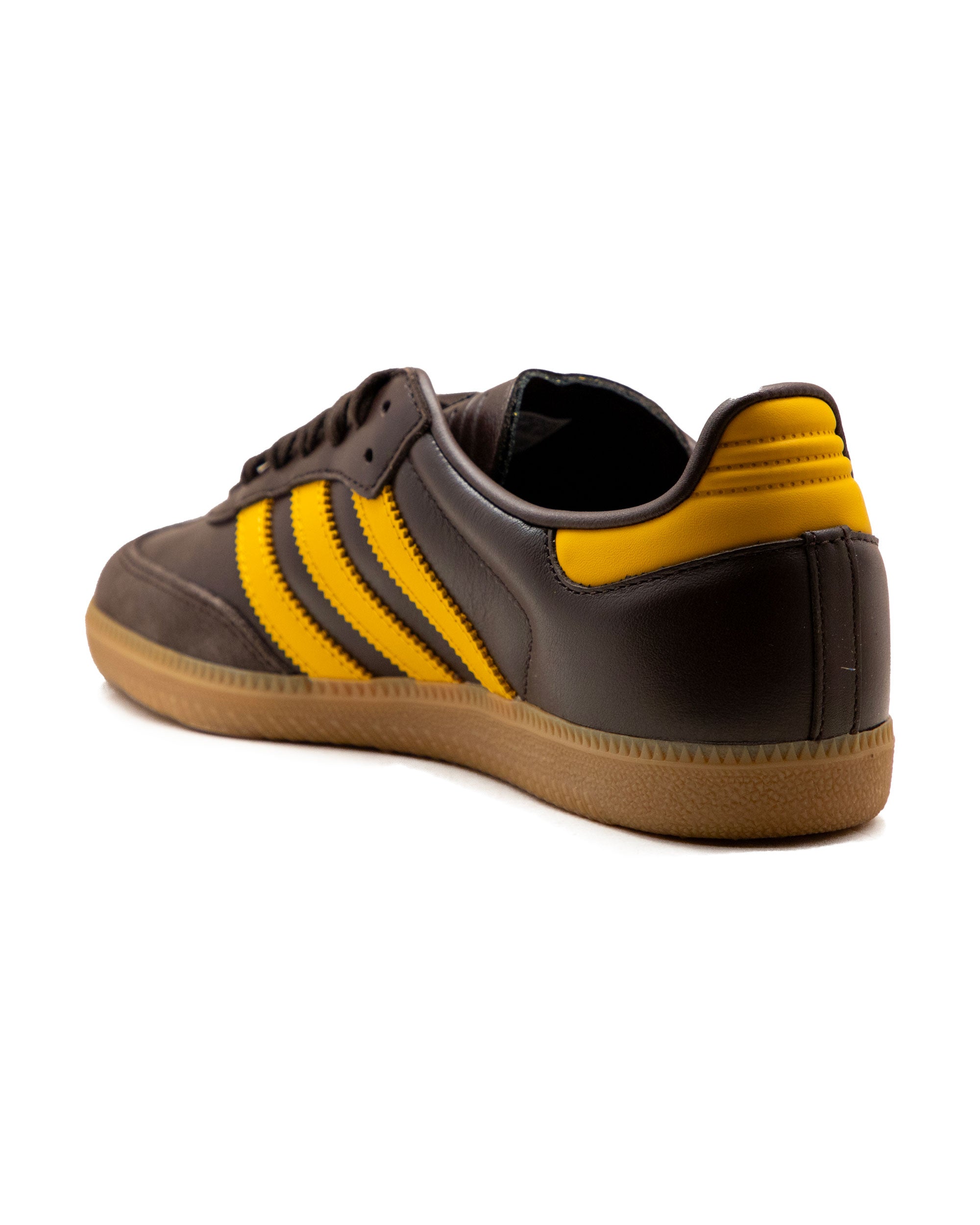 Adidas Samba OG Pelle Marrone Giallo