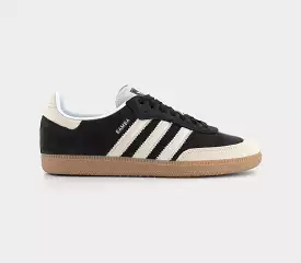 adidas Samba Og Trainers Black White Silver Metallic