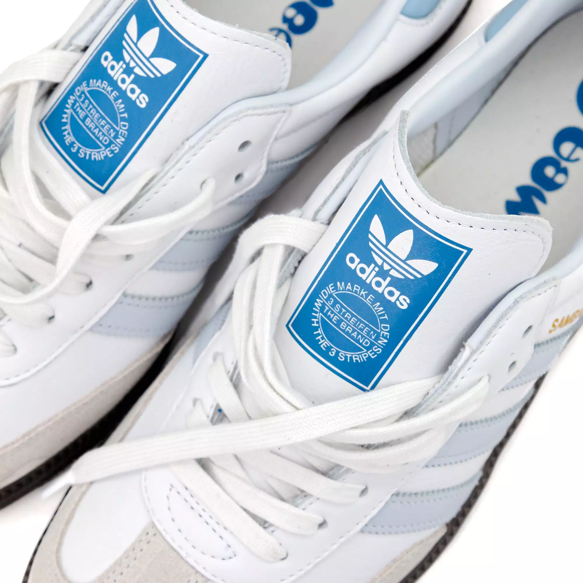 adidas Samba OG White & Blue ID2055