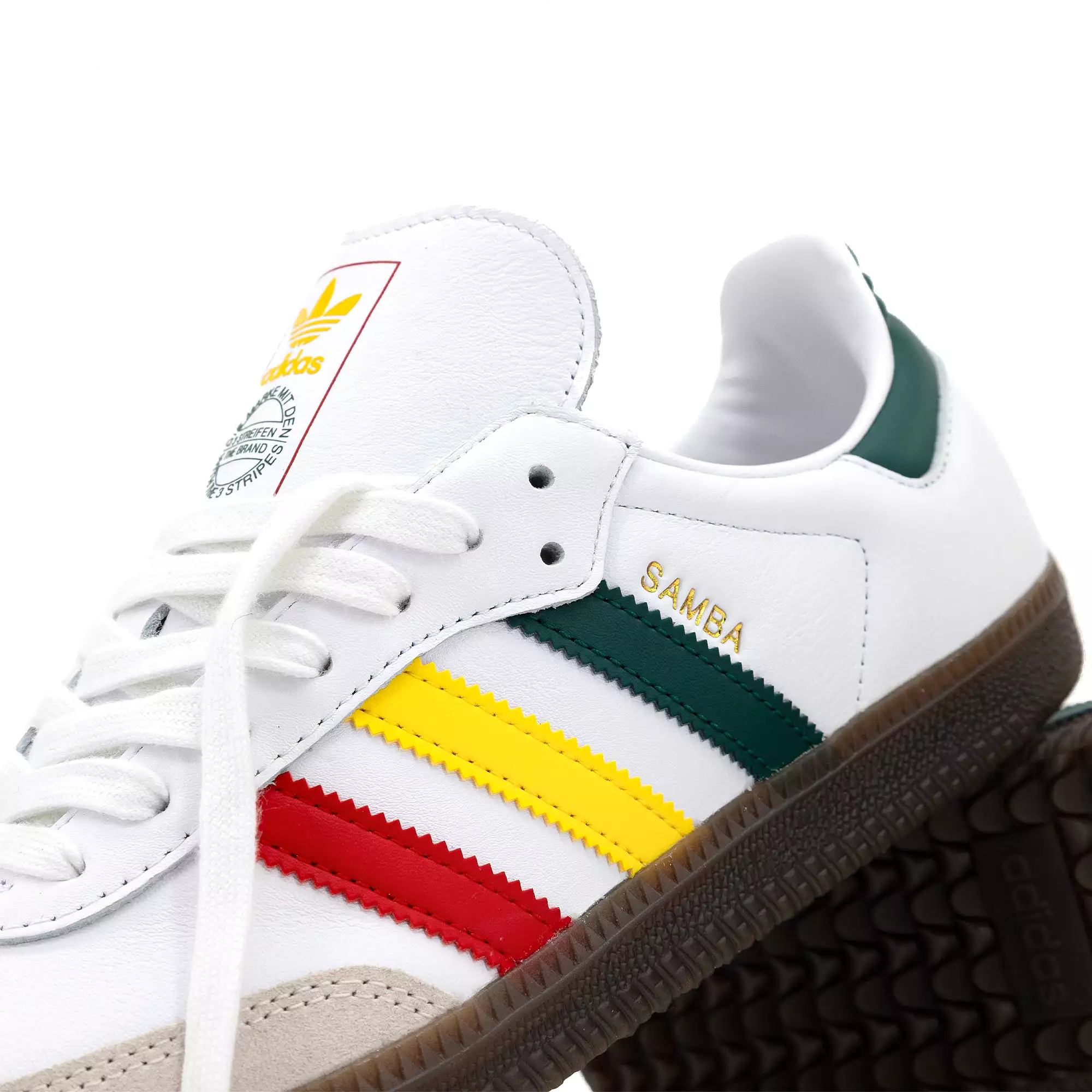 adidas Samba OG White/Yellow/Green IH3118