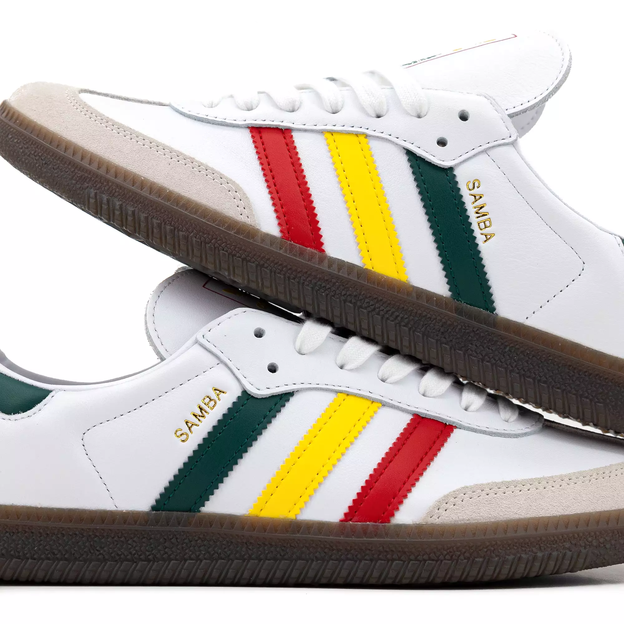 adidas Samba OG White/Yellow/Green IH3118