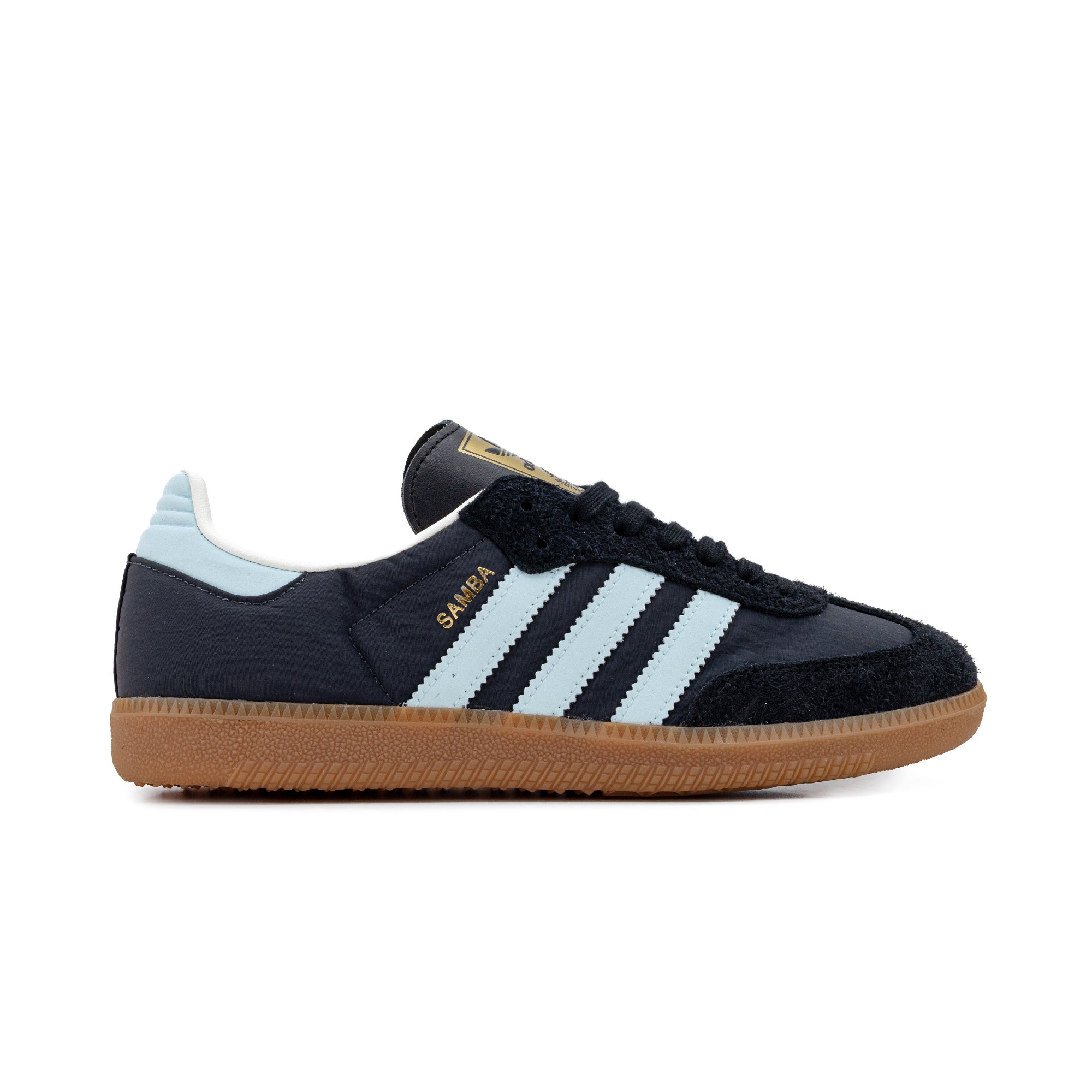 adidas Women's Samba OG Carbon/Aluminium Blue/Core White ID0493