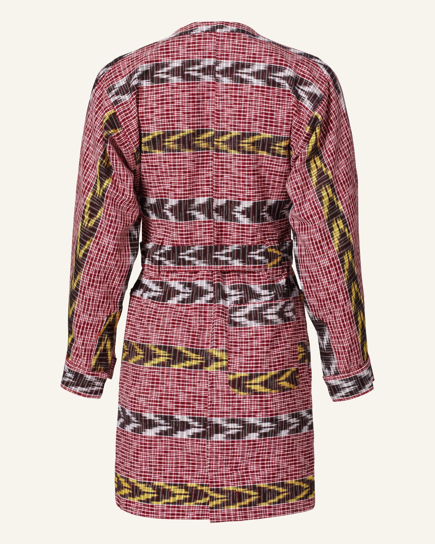 ALIX OF BOHEMIA Laurent Pomegranate Ikat Dress