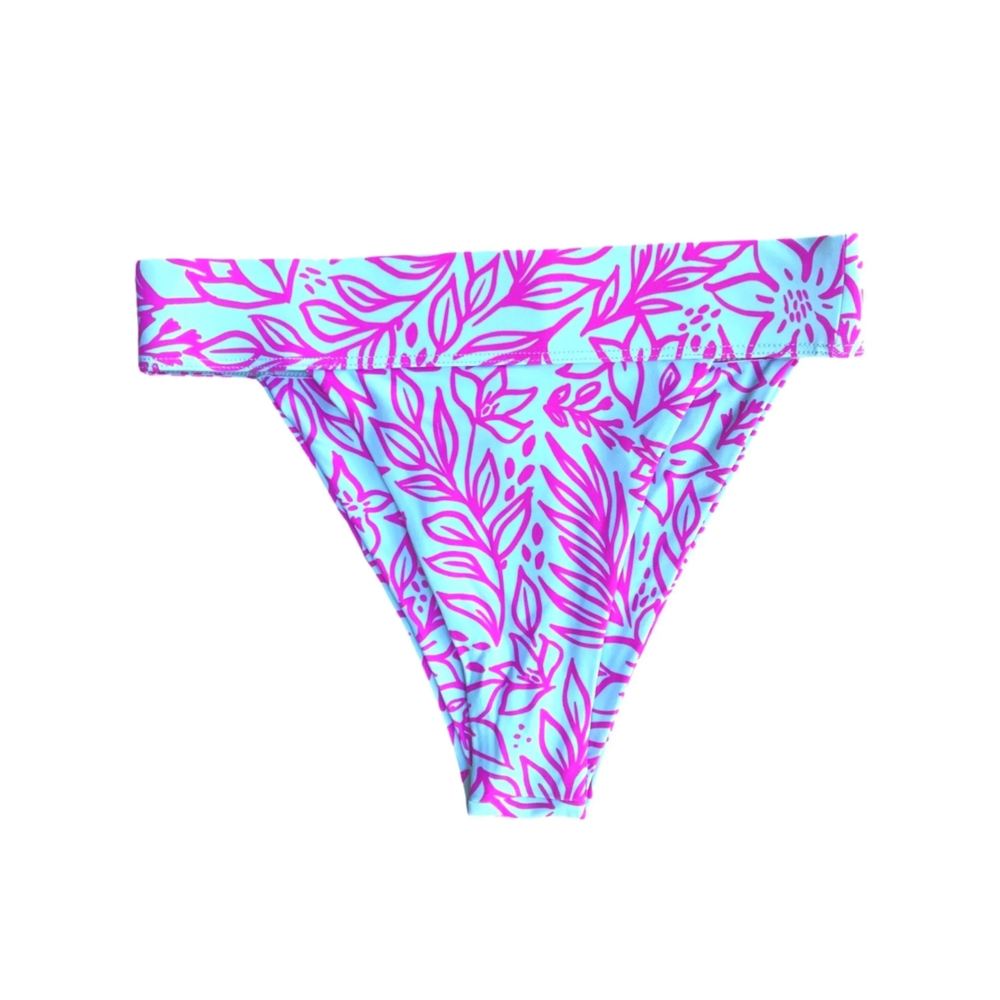 ANNA BIKINI BOTTOMS - ORCHID PALMS