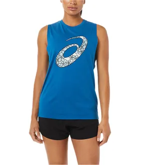 Asics Womens Cherry Blossom Muscle Tank Top