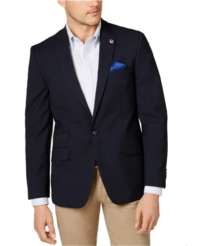 Ben Sherman Mens Peak Lapel One Button Blazer Jacket