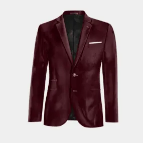  Blazer burdeos de terciopelo edición limitada y pañuelo