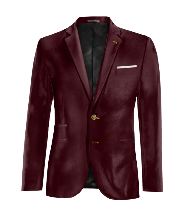  Blazer burdeos de terciopelo edición limitada y pañuelo