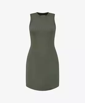 Chimera Green Erib Tank Dress