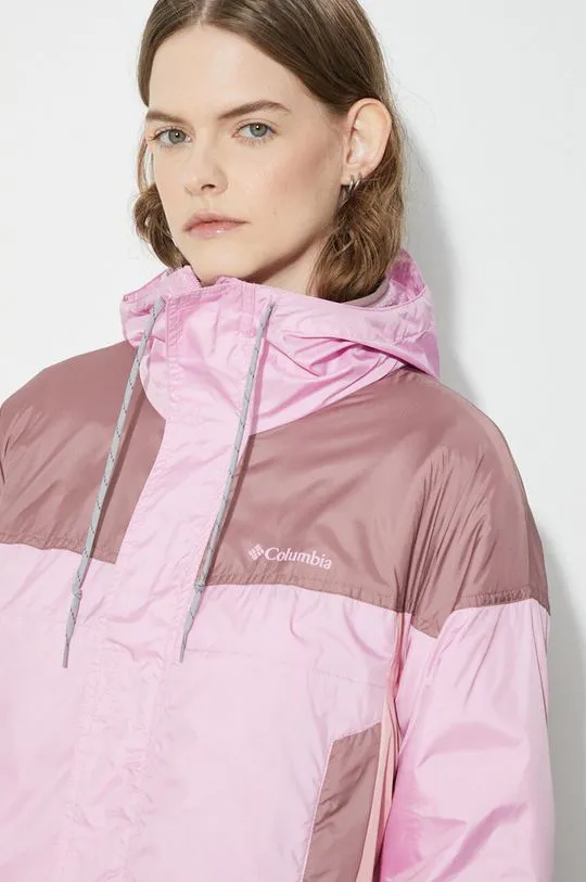 Columbia outdoor jacket Flash Challenger pink color