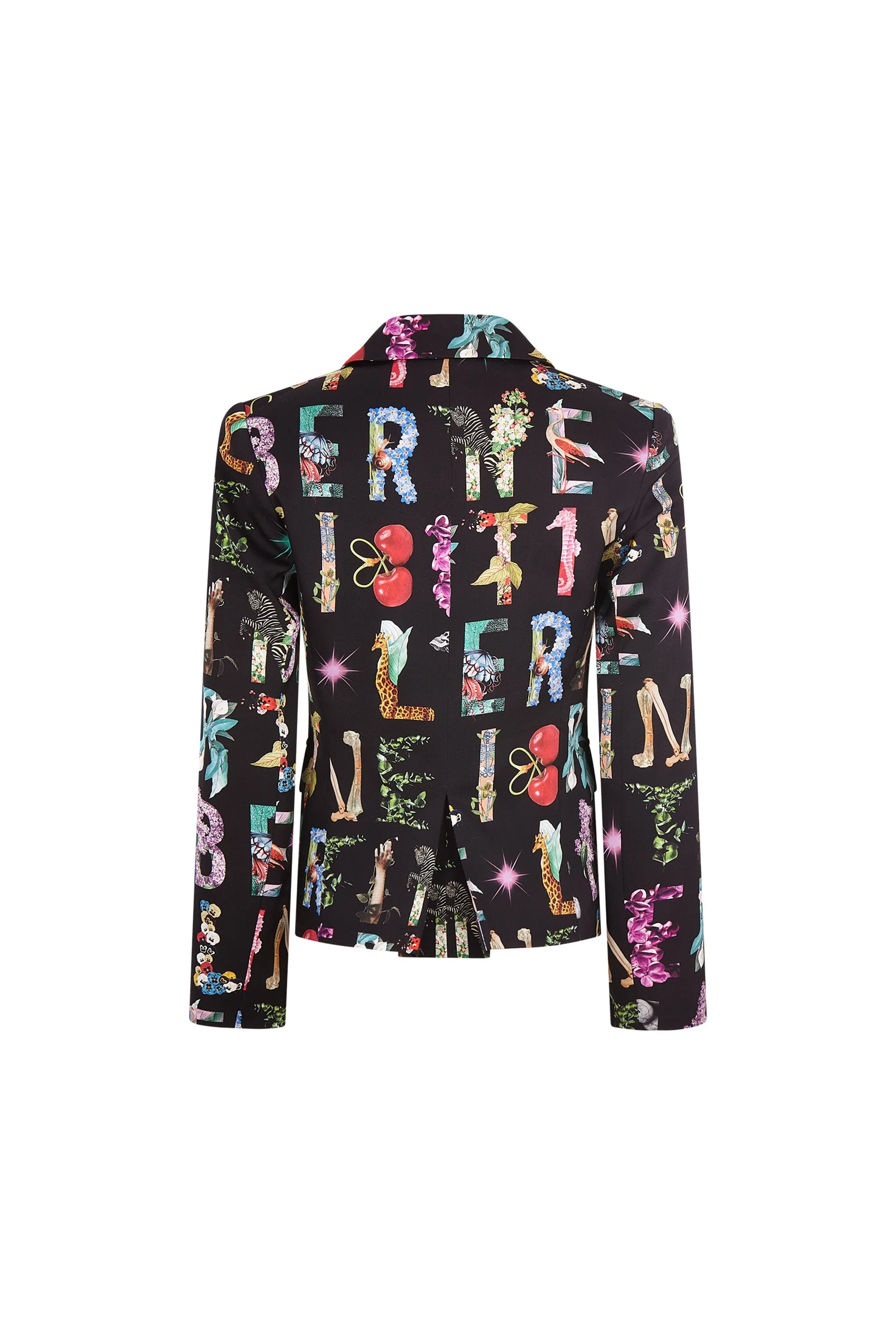 'DECO LETTERS' L/S SHORT BLAZER