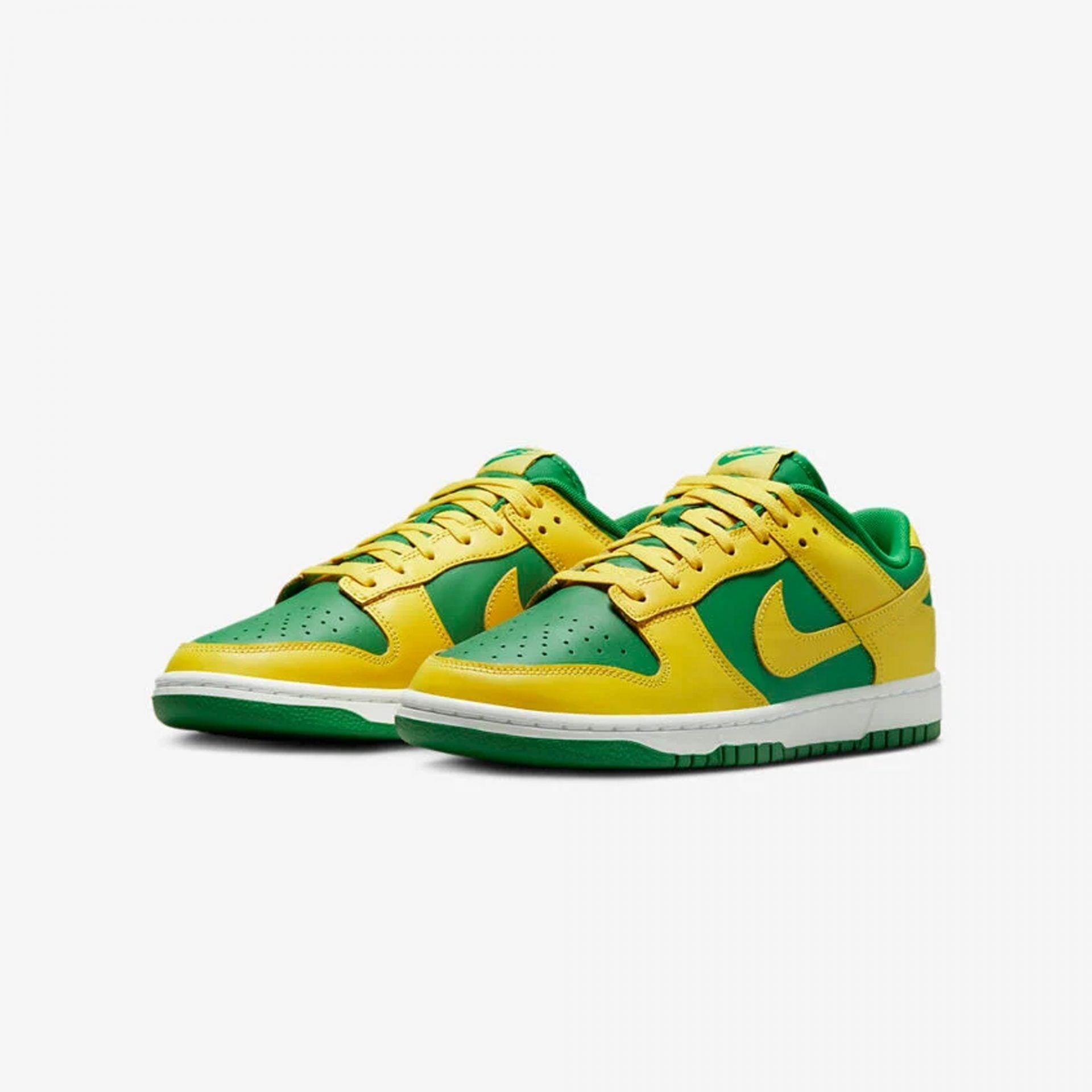 DUNK LOW RETRO 'APPLE GREEN/YELLOW STRIKE-WHITE'