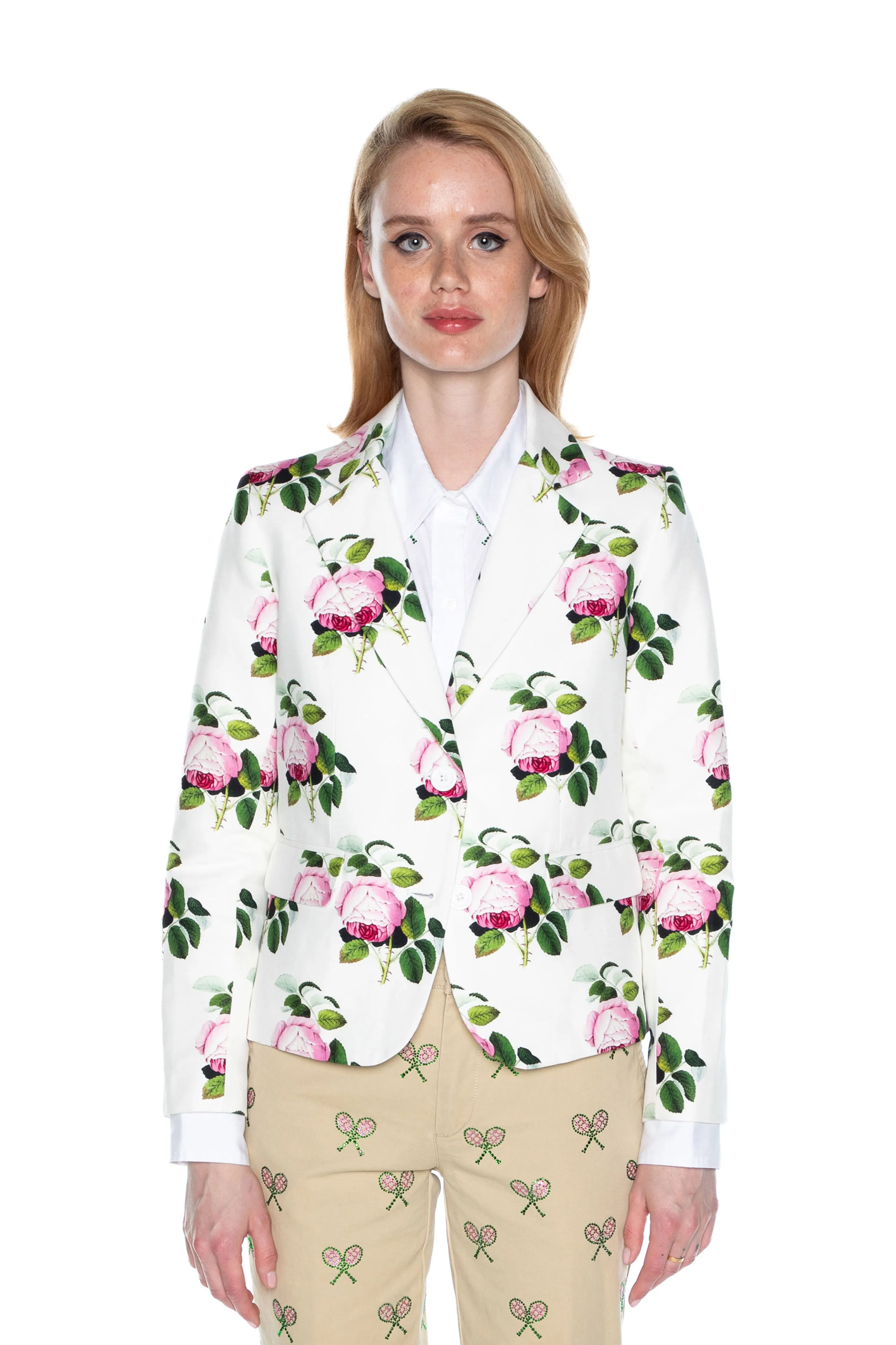 'ENGLISH GARDEN' L/S SHORT BLAZER