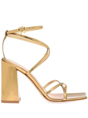 Gianvito Rossi 95mm Ludovica sandals - Gold