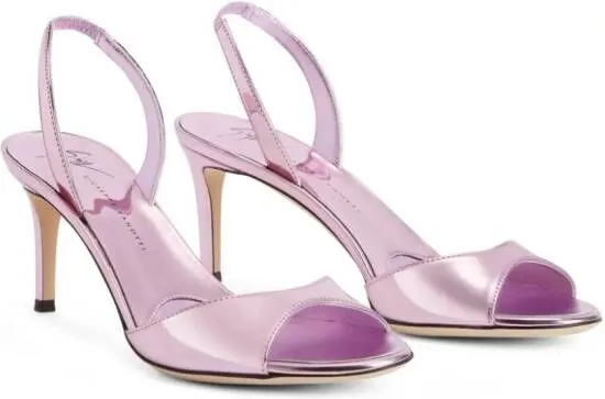 Giuseppe Zanotti Lilibeth 70mm metallic-finish sandals Pink