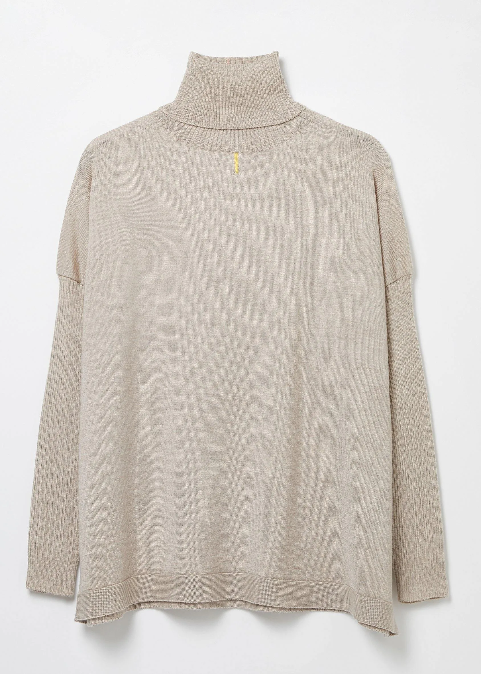 Hadid Oversized Polo Neck Sweater