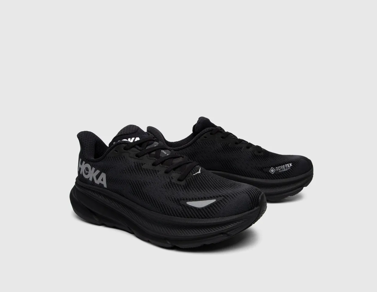 Hoka Clifton 9 GORE-TEX Black / Black