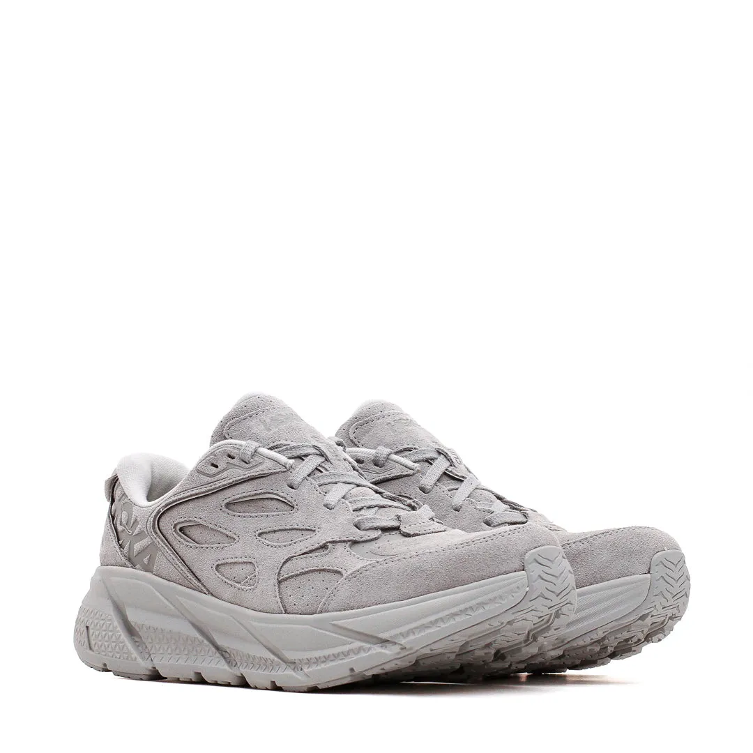 Hoka One One Men Clifton L Suede Limestone 1122571-LLTN