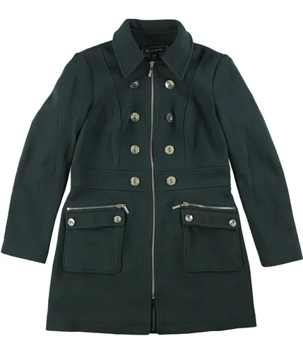 I-N-C Womens Button-Trim Coat