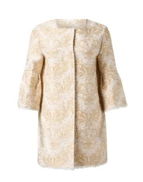 Ivory Jacquard Jacket