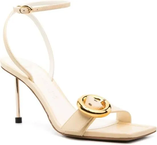 Jacquemus 100mm Les Sandales Regalo sandals Neutrals