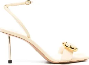 Jacquemus 100mm Les Sandales Regalo sandals Neutrals