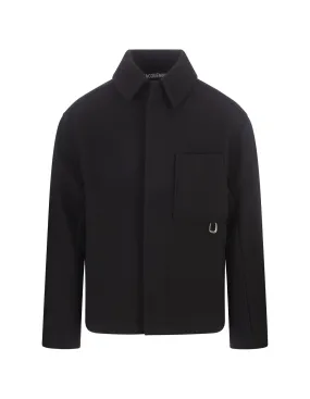 JACQUEMUS Black Le Manteau Court Coat