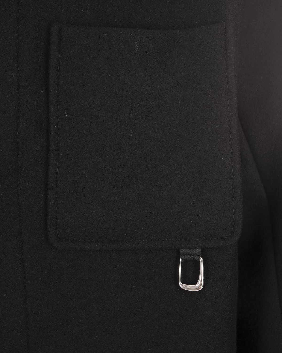 JACQUEMUS Black Le Manteau Court Coat