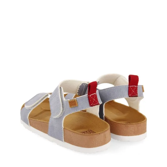 JEANS BIO FLIP FLOPS WITH ADJUSTABLE STRAPS FOR KIDS SALZANO.