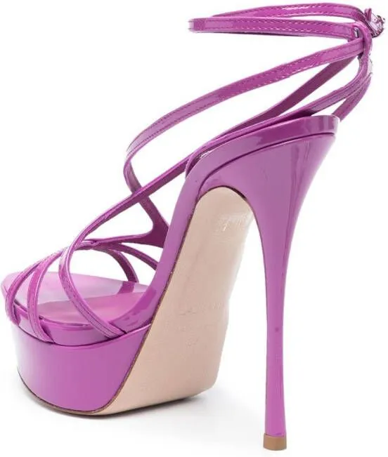 Le Silla Belen 145mm open-toe sandals Purple