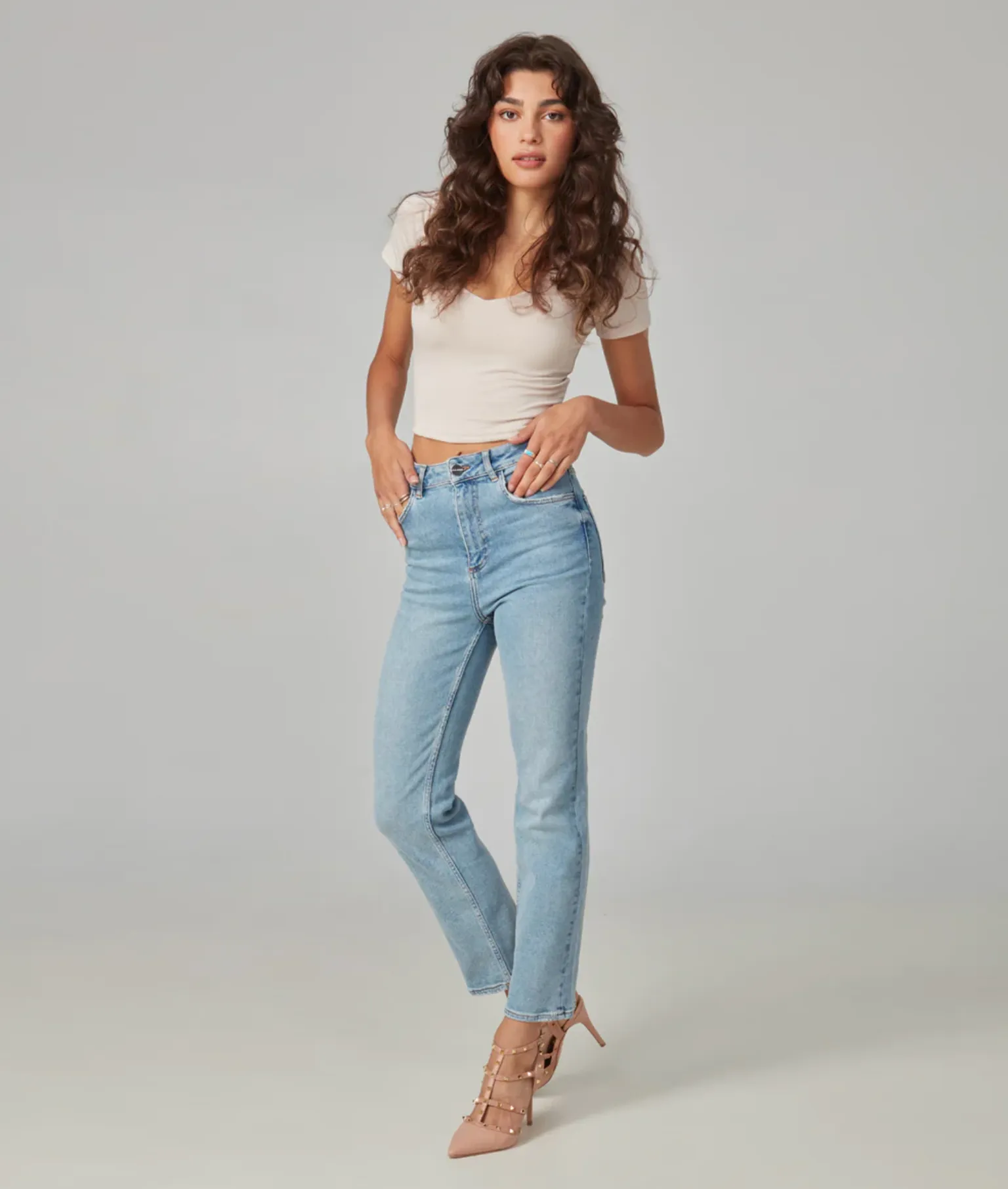 Lola Denver jeans, high-rise straight