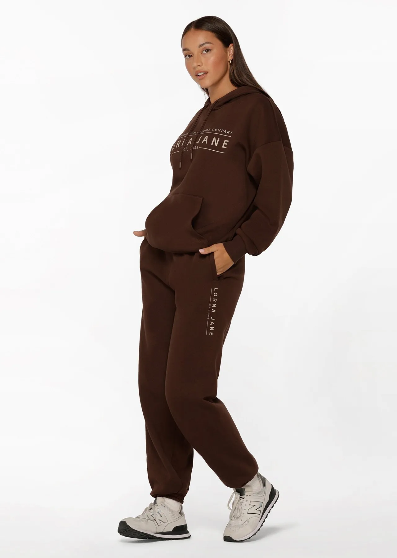 Lounge Fleece Trackpant | Brown | Sale | Lorna Jane Australia