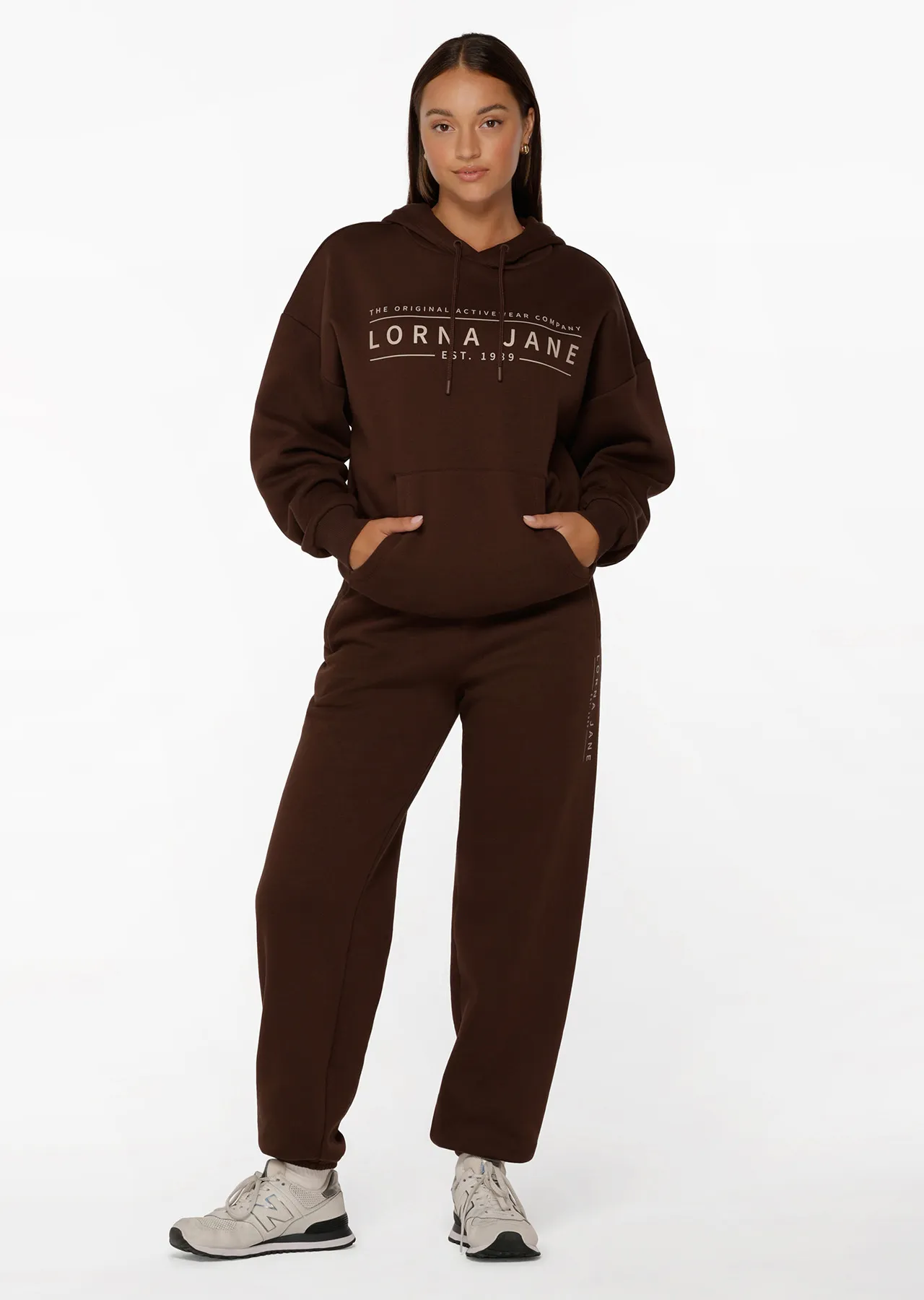 Lounge Fleece Trackpant | Brown | Sale | Lorna Jane Australia