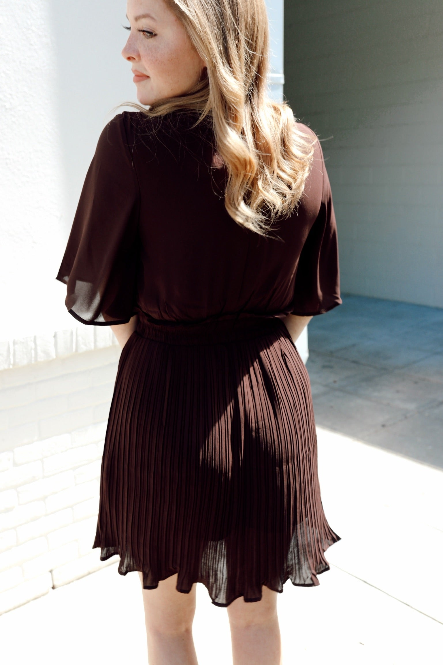 Love Collides Pleated Dress