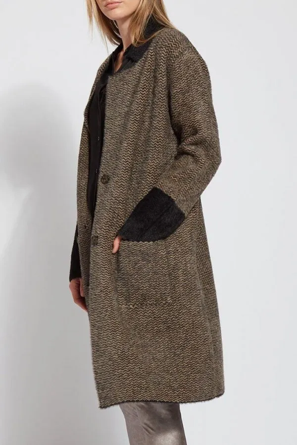 Lysse Cabin Faux Mink Sweater Coat