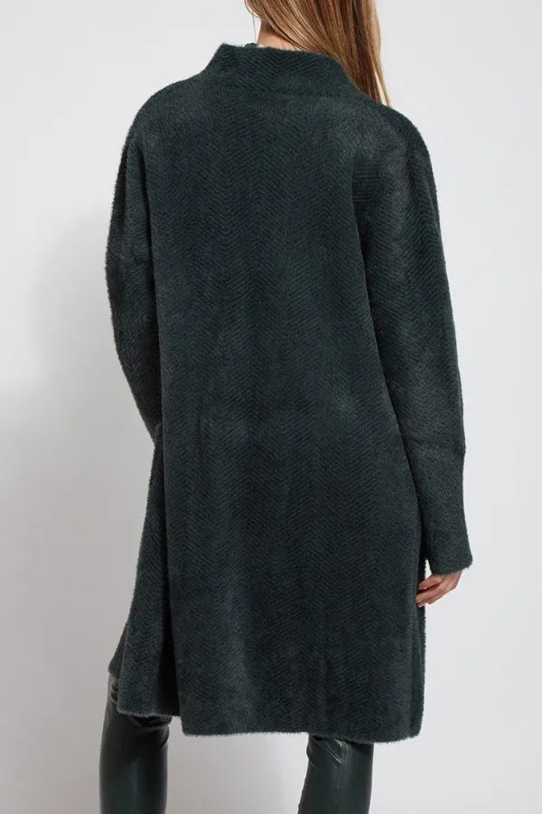 Lysse Ridge Faux Mink Sweater Coat