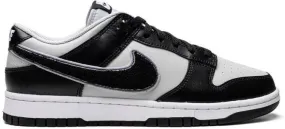 Nike Dunk Low Chenille Swoosh Black Grey sneakers