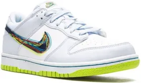 Nike Kids Dunk Low 3D Swoosh sneakers White