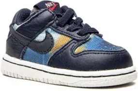 Nike Kids Dunk Low Graffiti sneakers Blue