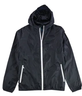 Perry Ellis Mens Hooded Bomber Jacket