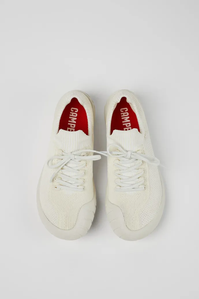 Peu Path White Textile Sneaker for Women