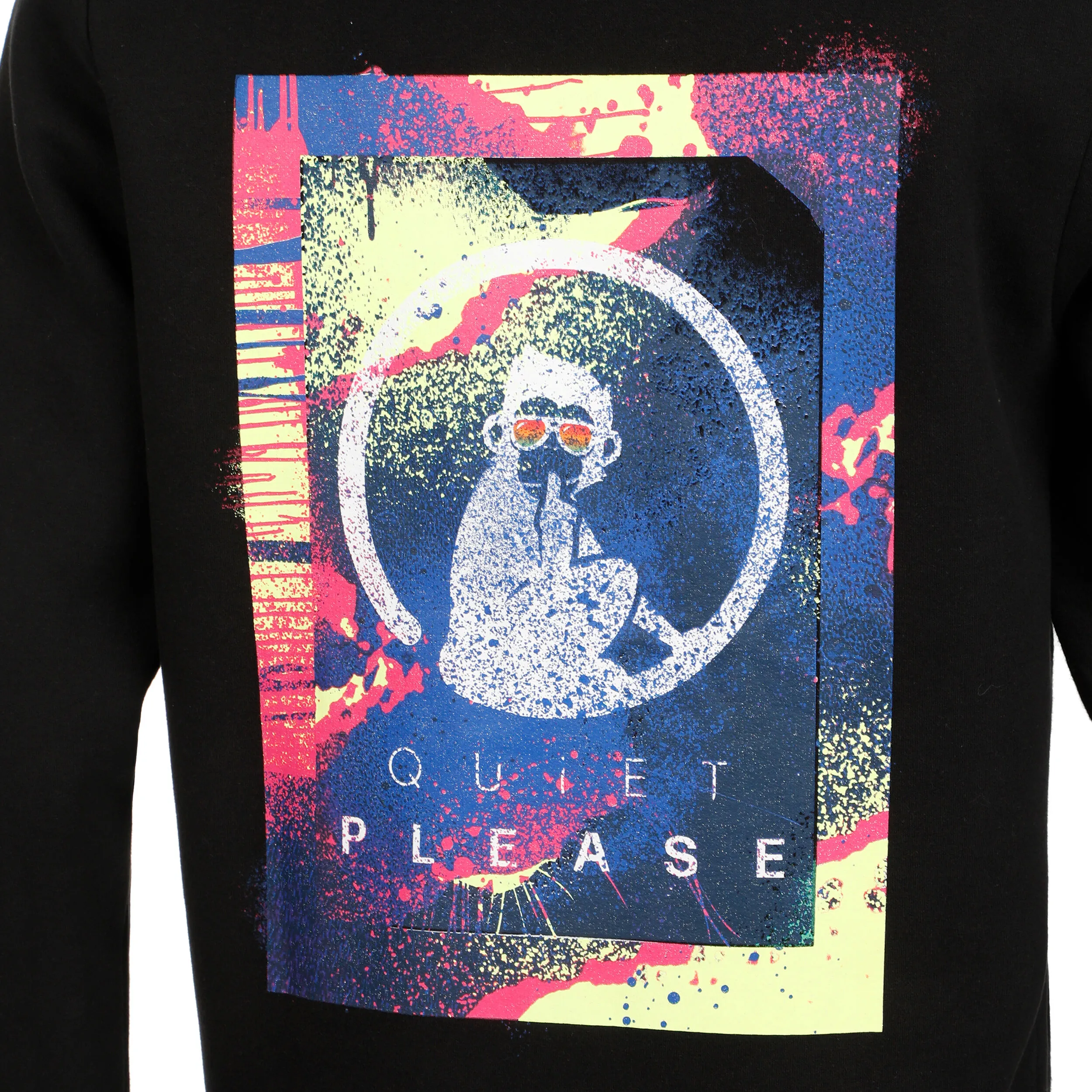 Quiet Please Flashy Backprint Hoody Men